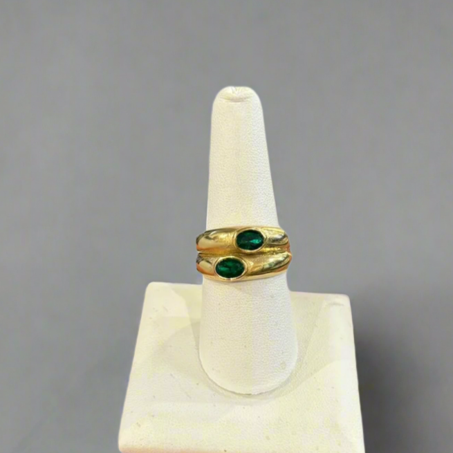 GREEN QUARTZ RING