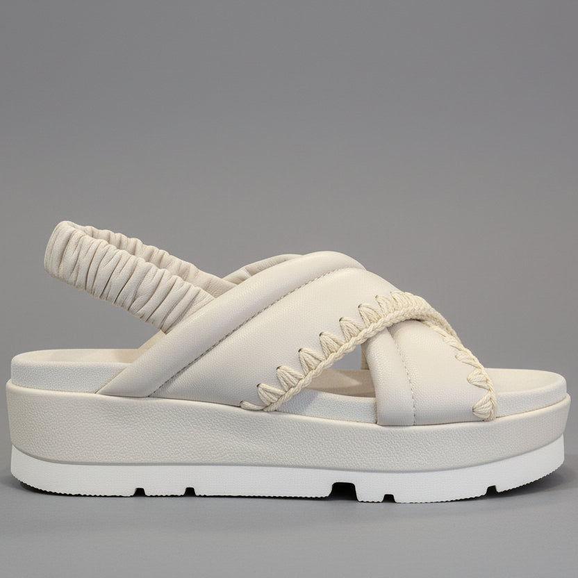 PLATFORM CRISS CROSS SANDAL