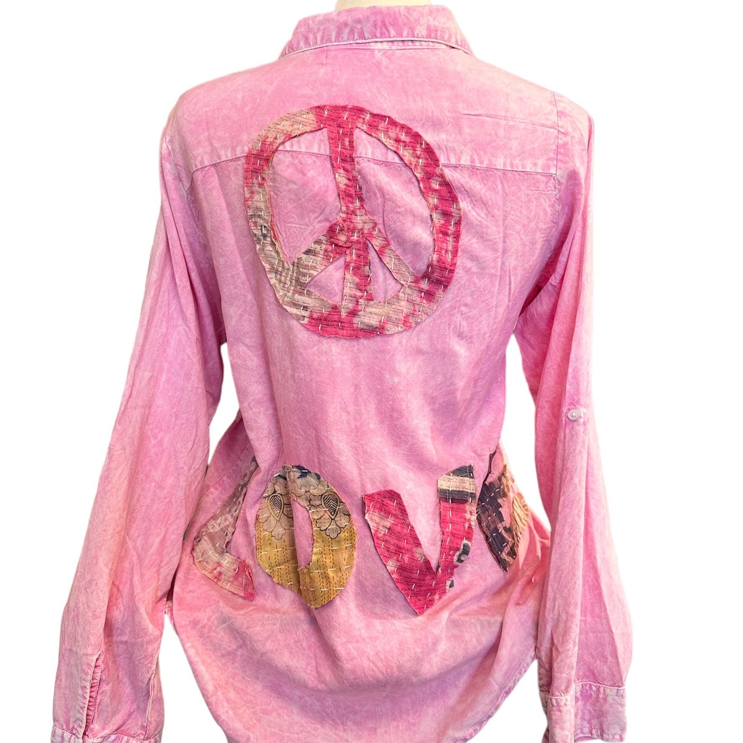 PINK LOVE PEACE PATCH