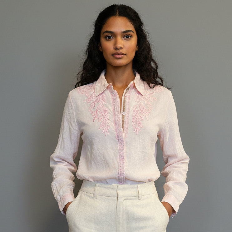 PINK SHIRT EMBROIDERY