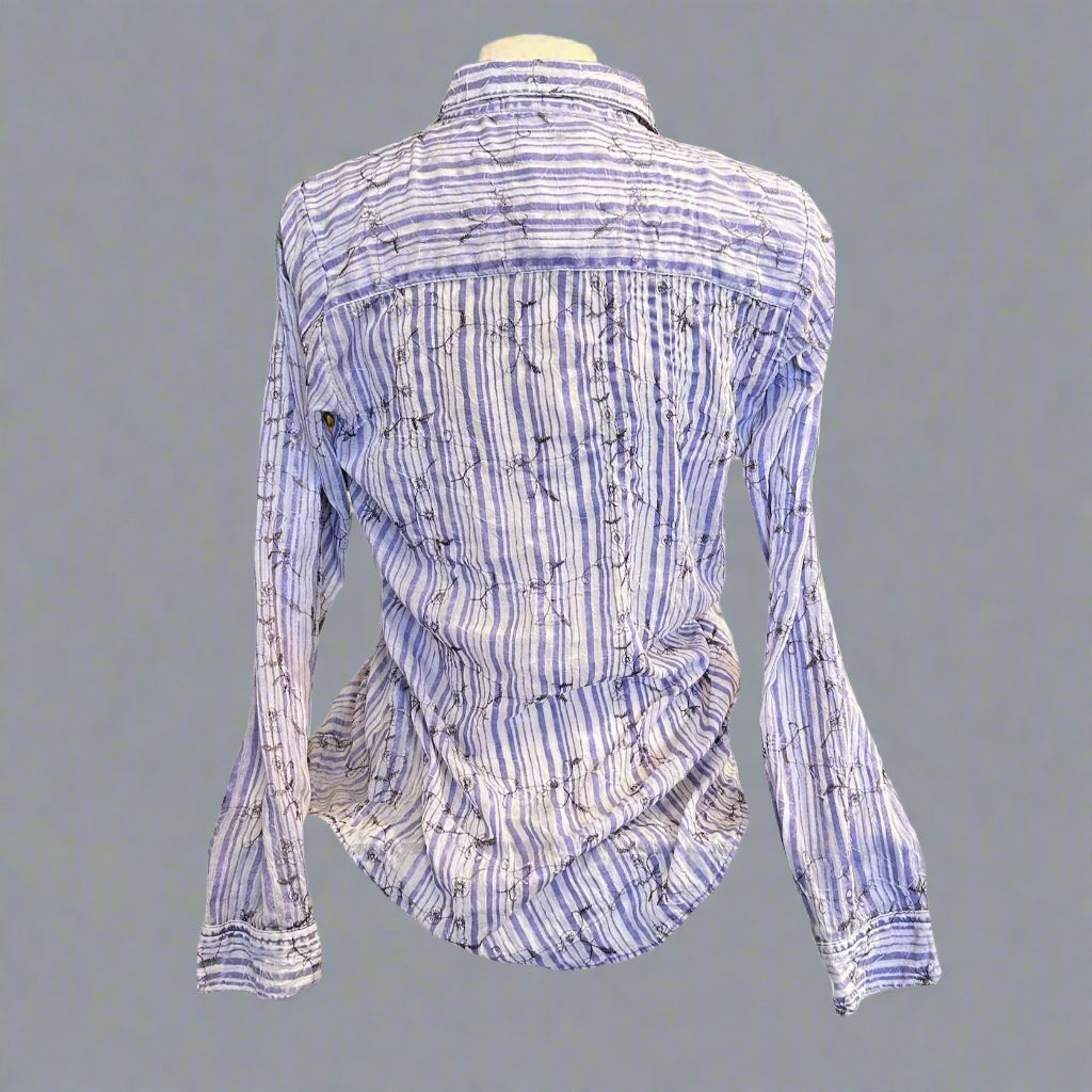 MAUVE EMBROIDED SHIRT