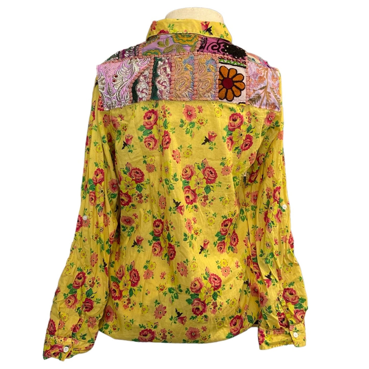 YELLOW FLORAL SHIRT