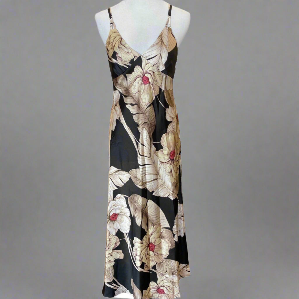 BLACK FLORAL DRESS