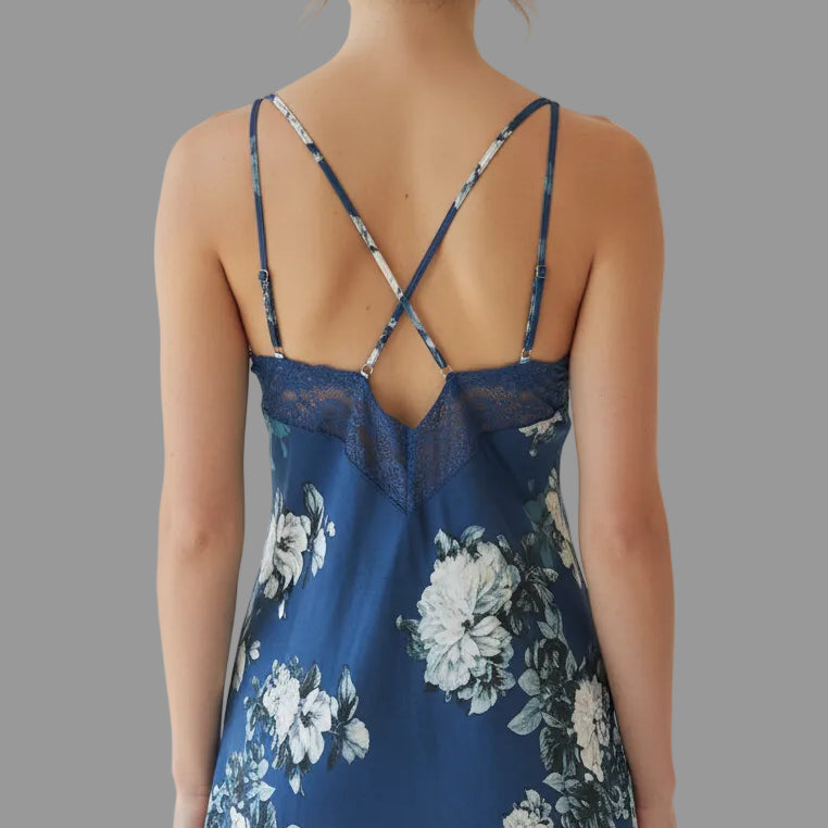 EVE BLUE CHEMISE