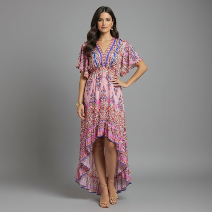 NICOLE HI/LO DRESS
