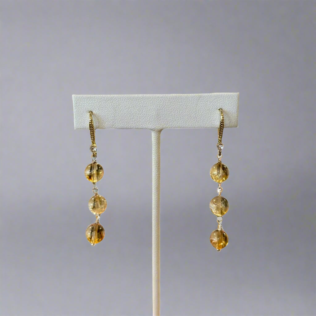 CITRINE EARRINGS