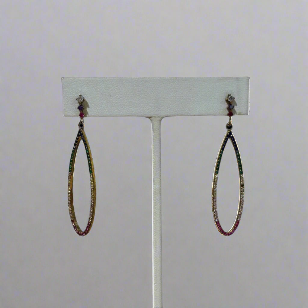 RAINBOW LONG EARRINGS