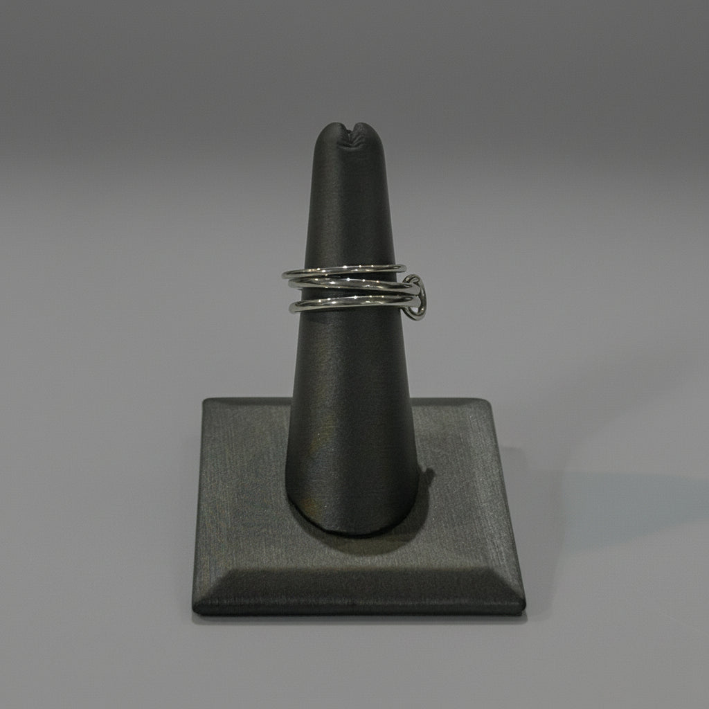 SILVER TRIPLE RING