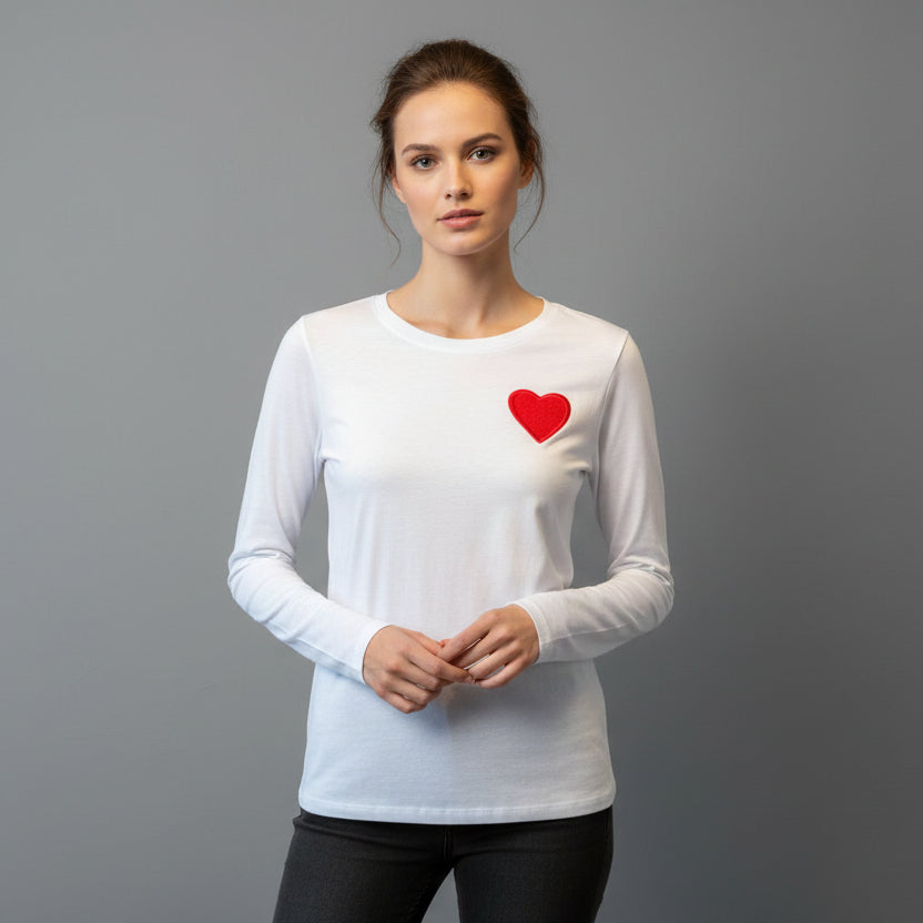 HEART LONG SLEEVE TEE