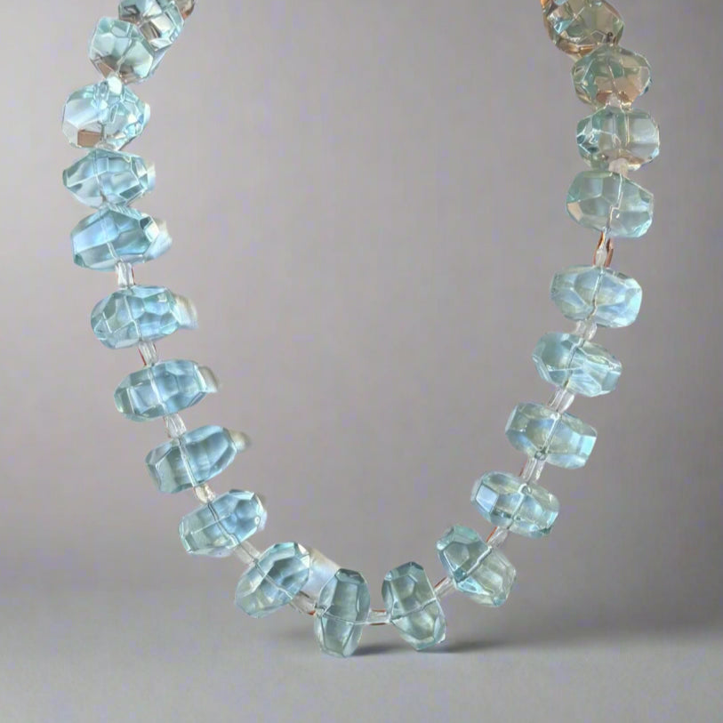 BLUE QUARTZ W/ BELIEVE CHARM