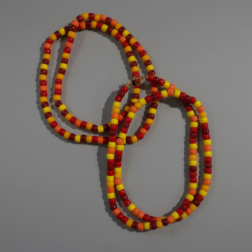 SUNSET BEADED NECKLACE