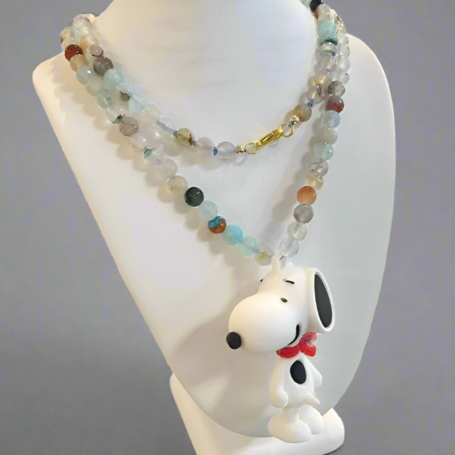 SNOOPY AGATE BEADS