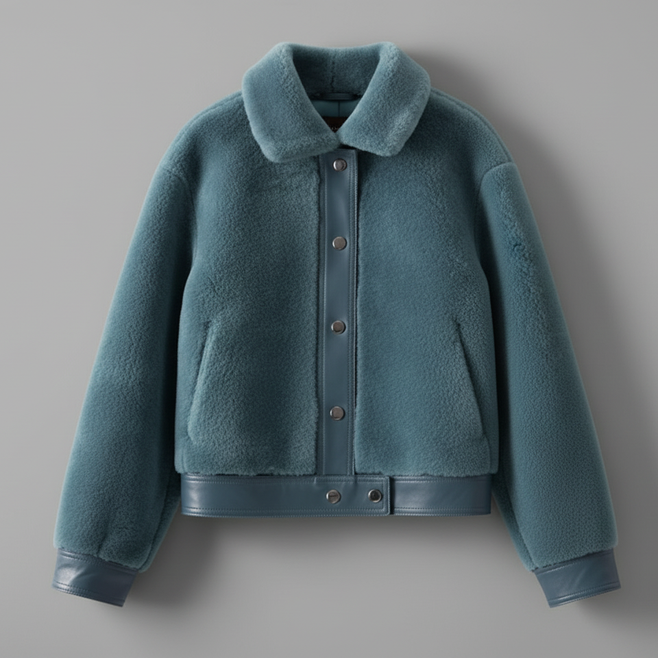 SHEARLING BOMBER JACKET