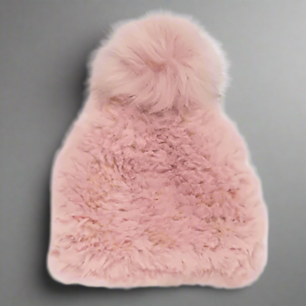 FAUX HAT WITH POM