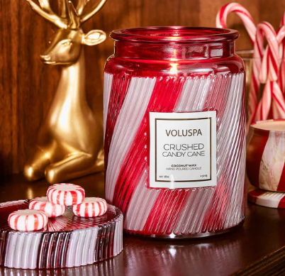 CRUSHED CANDY CANE 18oz CANDLE