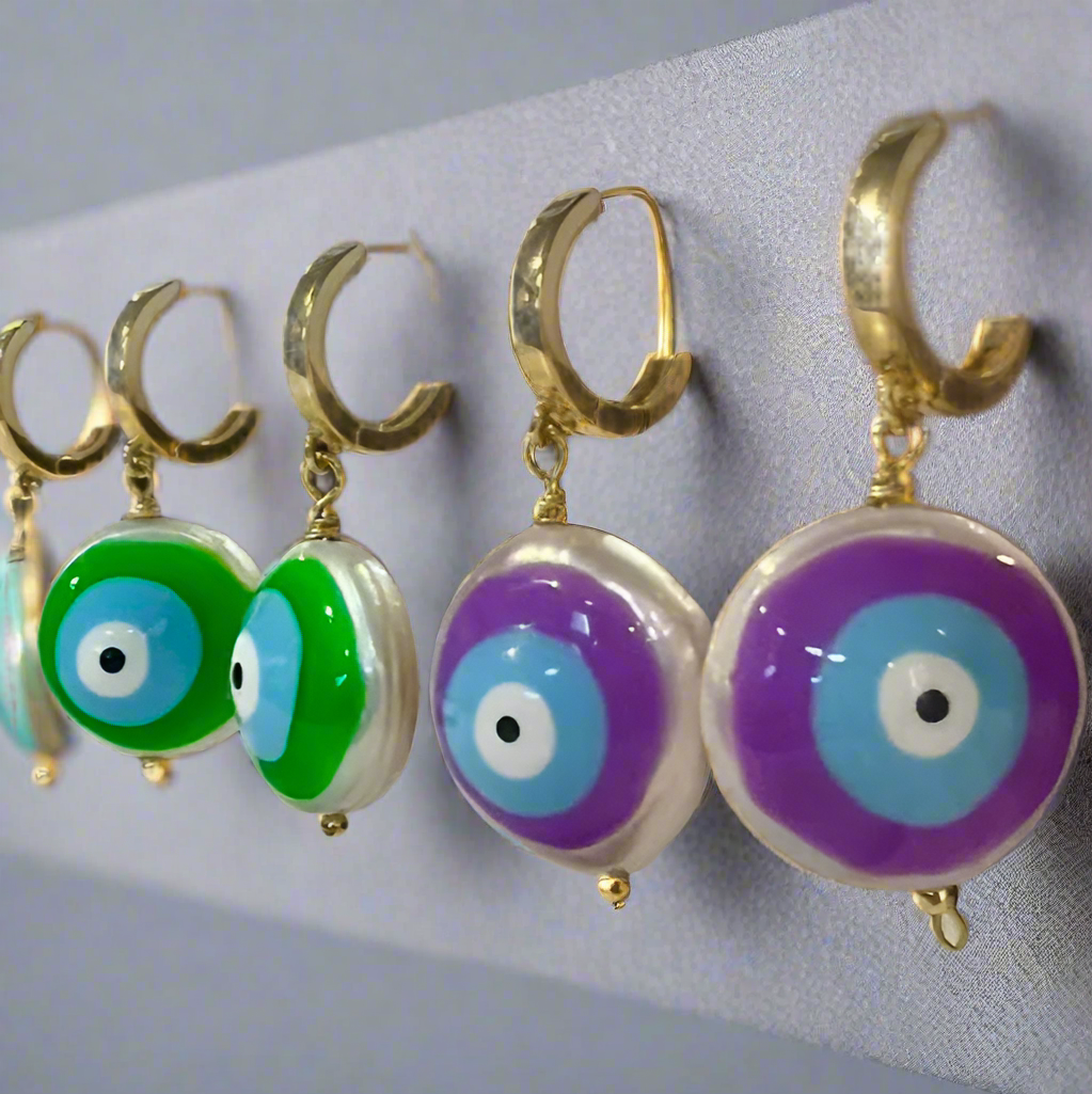 SPIRITUAL EVIL EYE EARRINGS