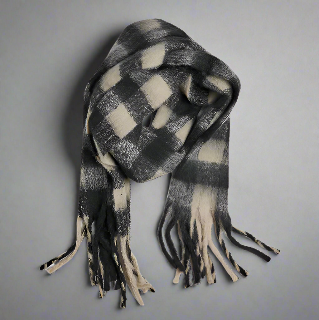 ELLE PLAID SCARF