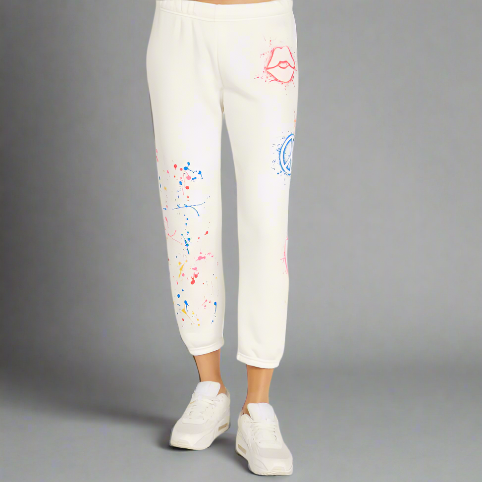 ALANA SPLATTER ELEMENTS PANT