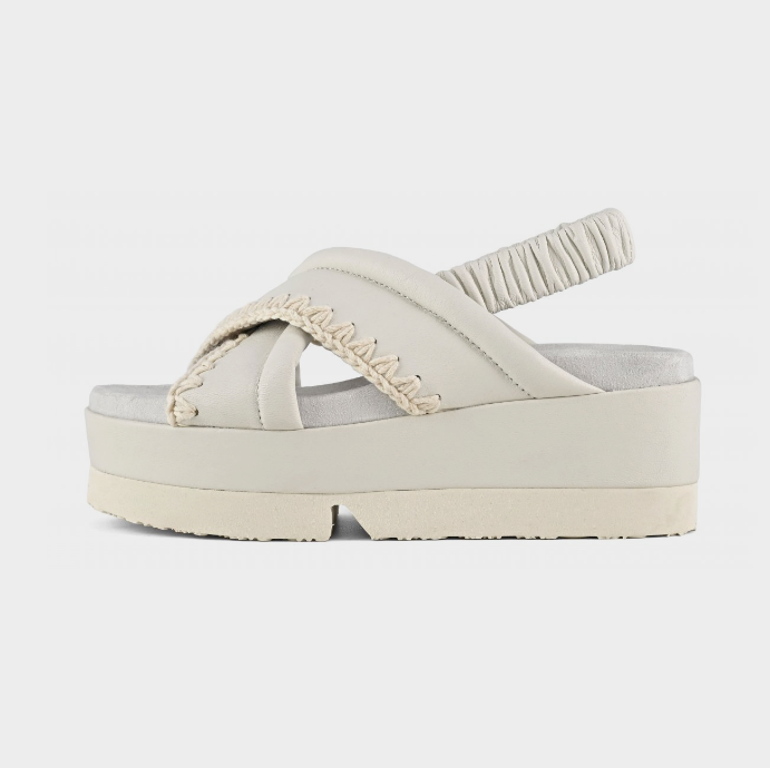 JAPANESE PLATFORM CRISS CROSS SANDAL