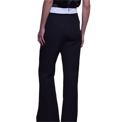 TWO-TONED FLUID PANTS