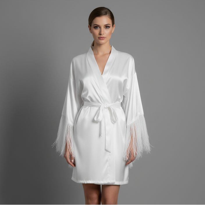 ROBE WITH FRINGE