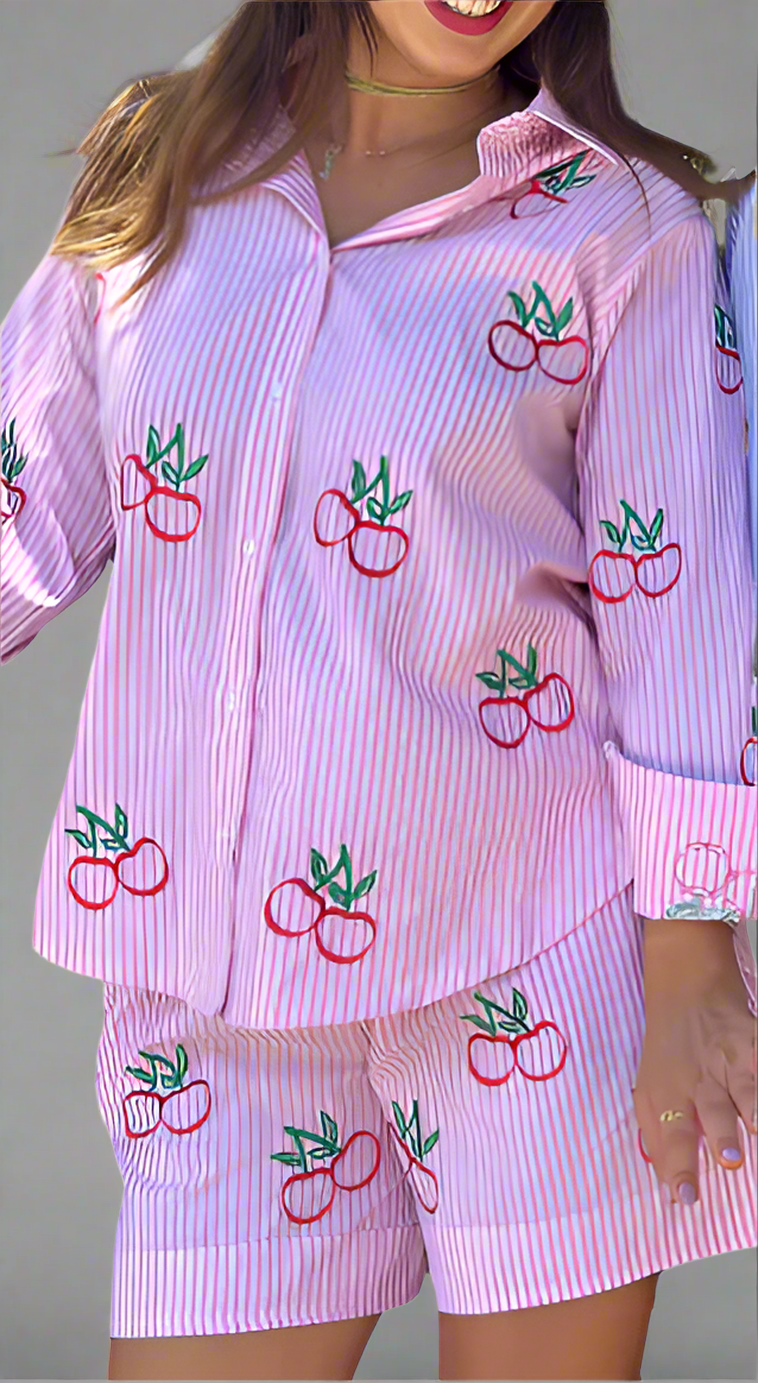 CHERRY COTTON SET