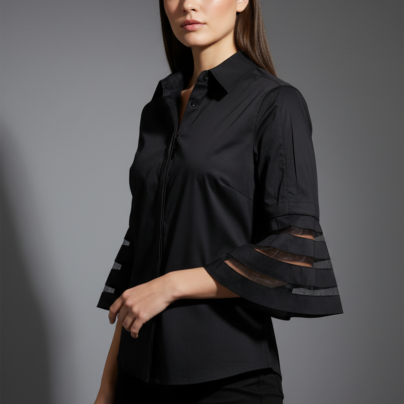 BLACK RAVEL BLOUSE