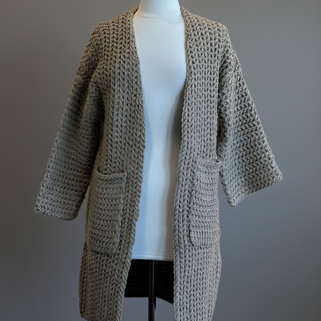 NULI CABLE KNIT CARDIGAN