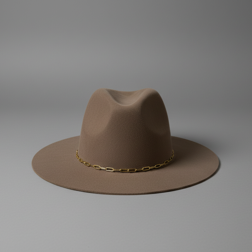 HARPER GOLD CHAIN HAT