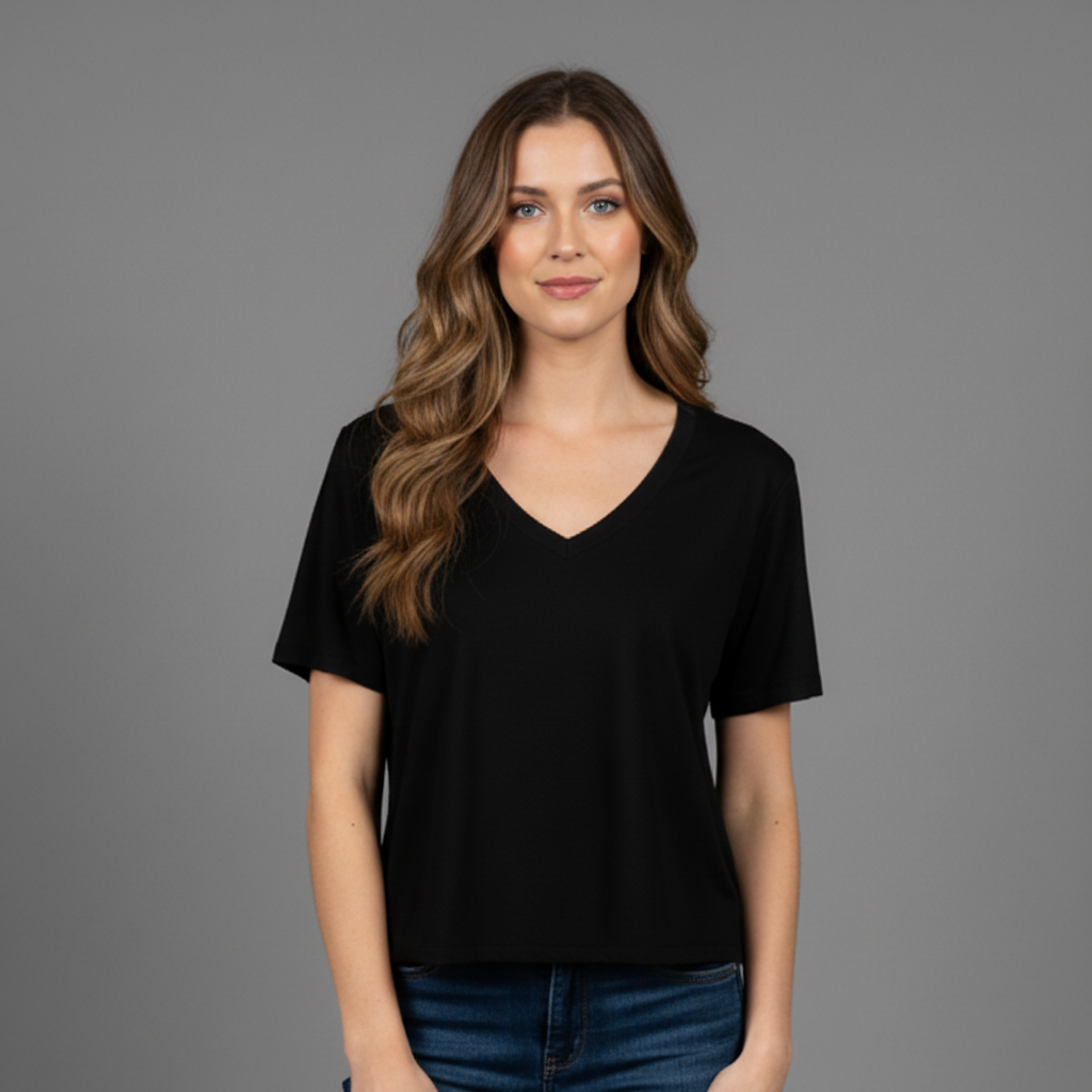 BAYAZ CROP BOXY TEE