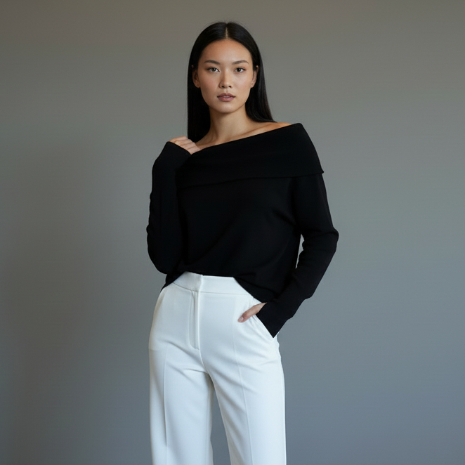 SANTOS DROP SHOULDER SWEATER