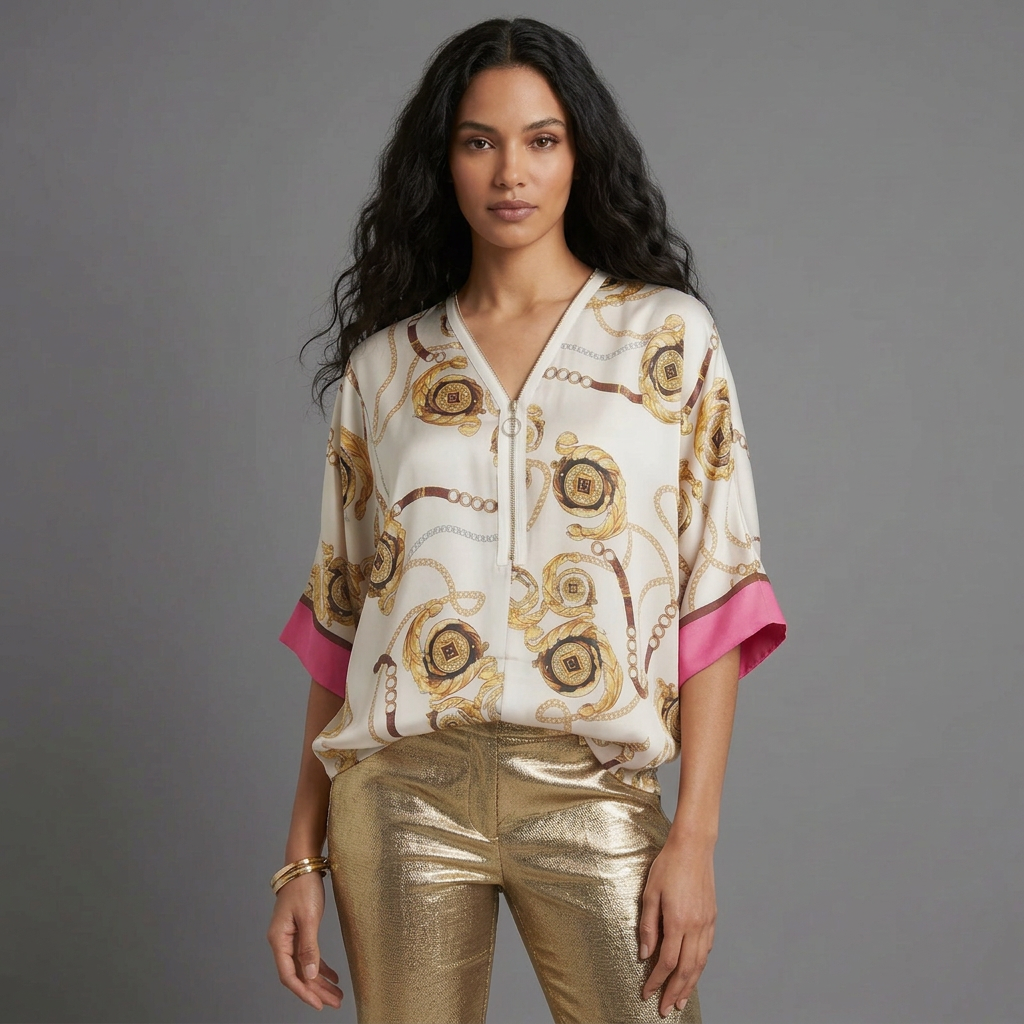 BEIGE CUBA BLOUSE