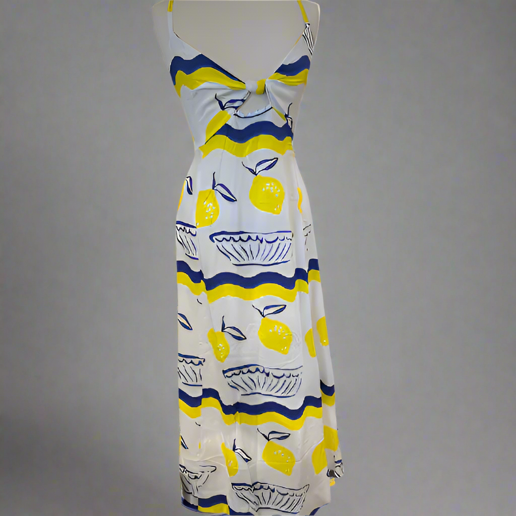 AMALFI LEMON DRESS