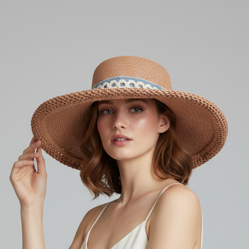 BLUE RIM HAT