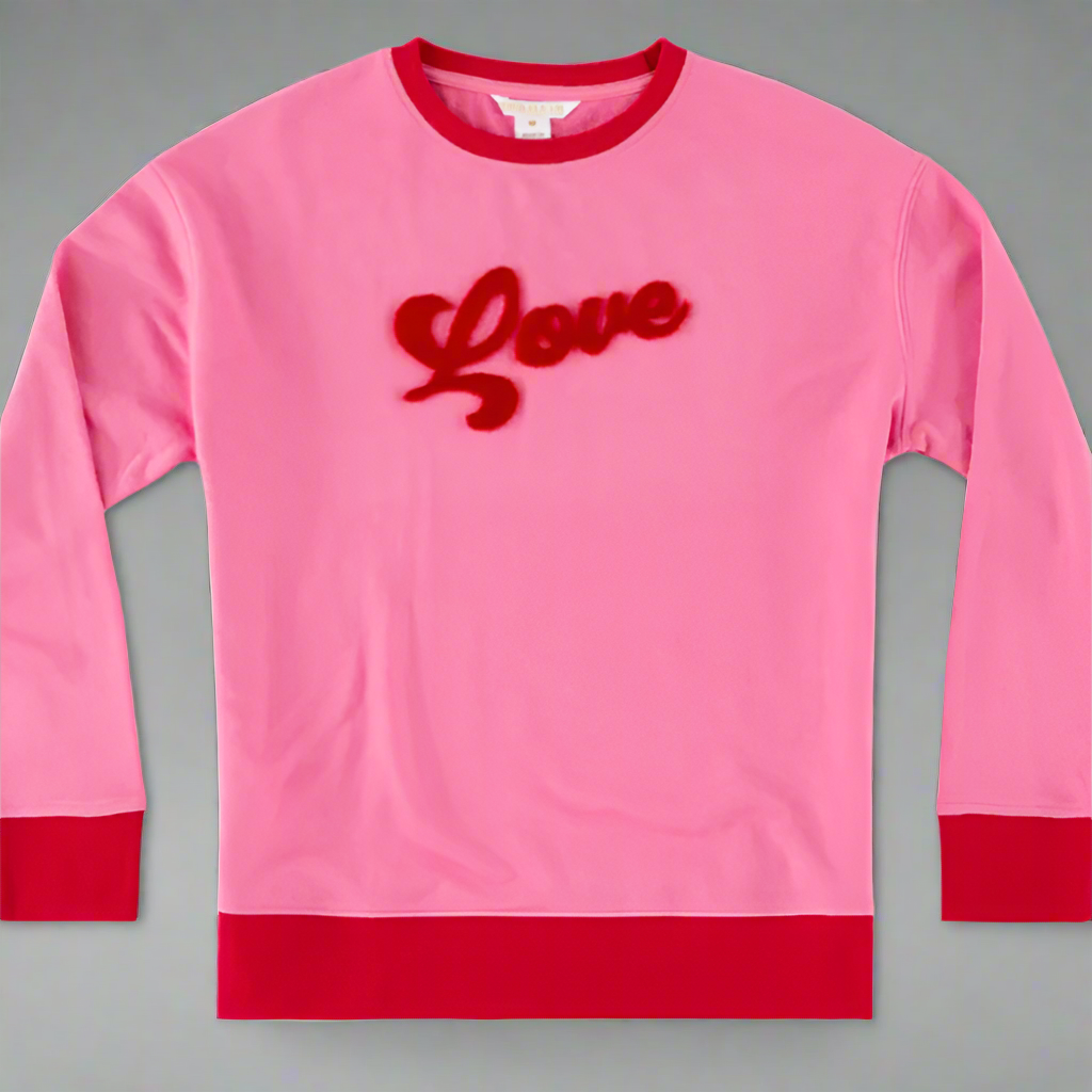 CLASSIC LOVE SWEATSHIRT PINK