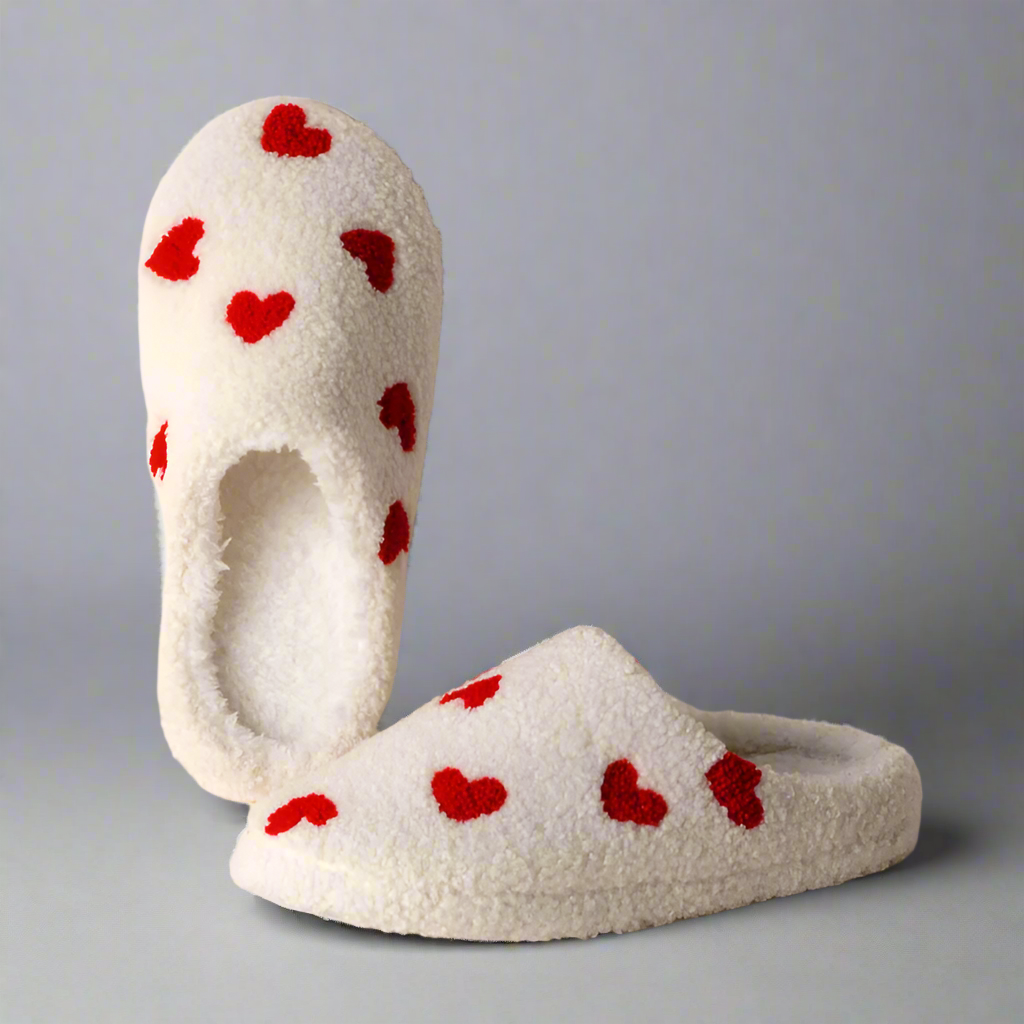 HEART SLIPPERS