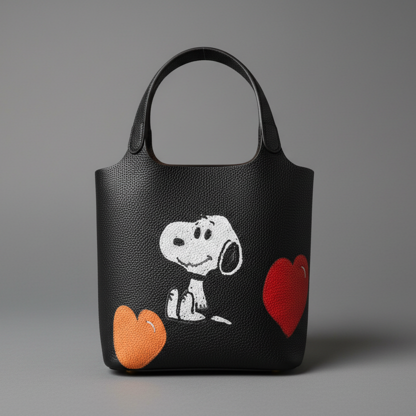 RAINBOW HEART SNOOPY BAG