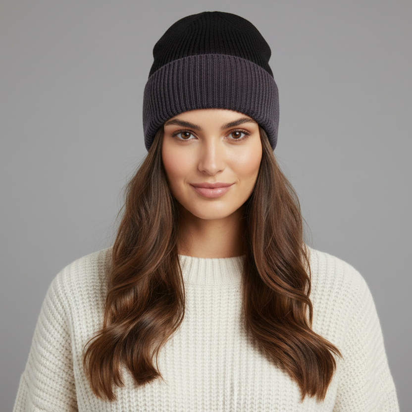 CASHMERE BLEND OMBRE BEANIE