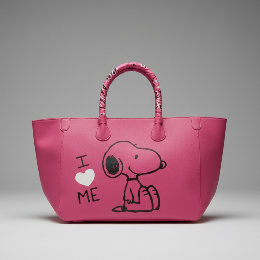 SNOOPY VEGAN TOTE