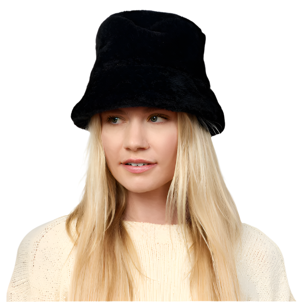 FAUX FUR BUCKET HAT