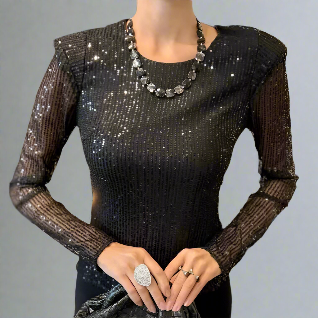 HONOR SEQUIN TOP