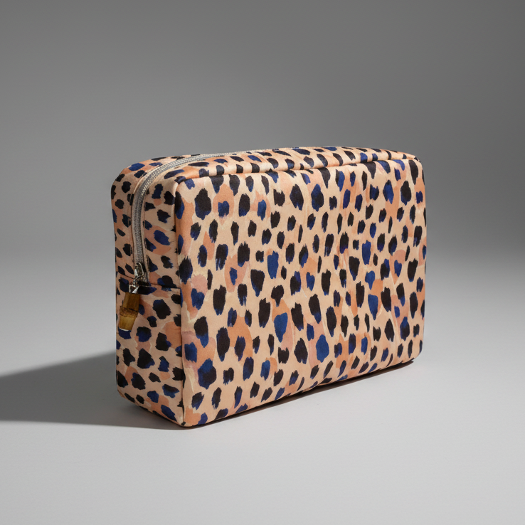 WILDCAT PRINT COSMETIC BAG