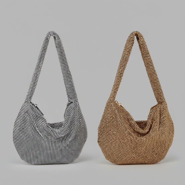 FARRAH CRYSTAL HOBO BAG