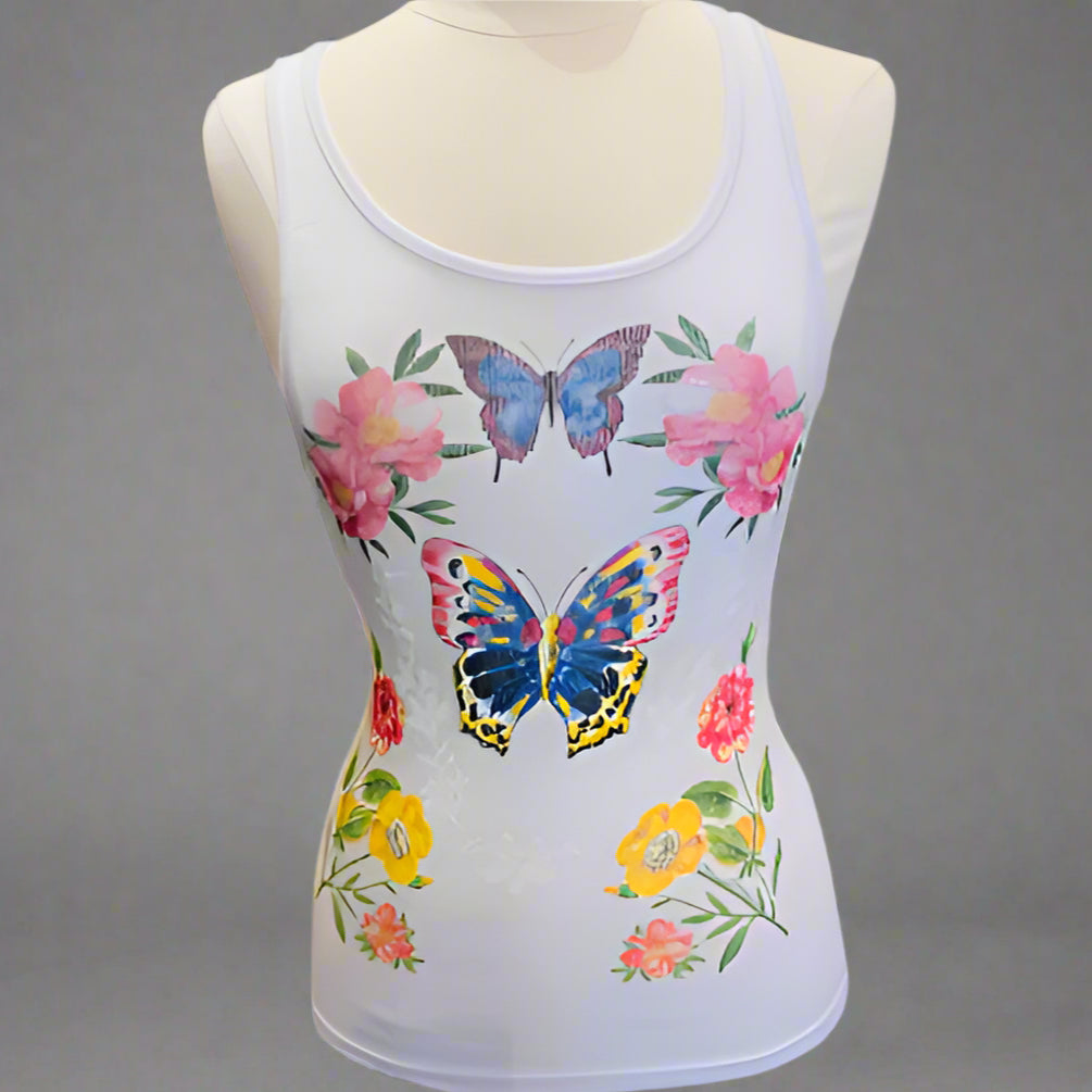 ESMERELDA BUTTERFLY TANK TOP