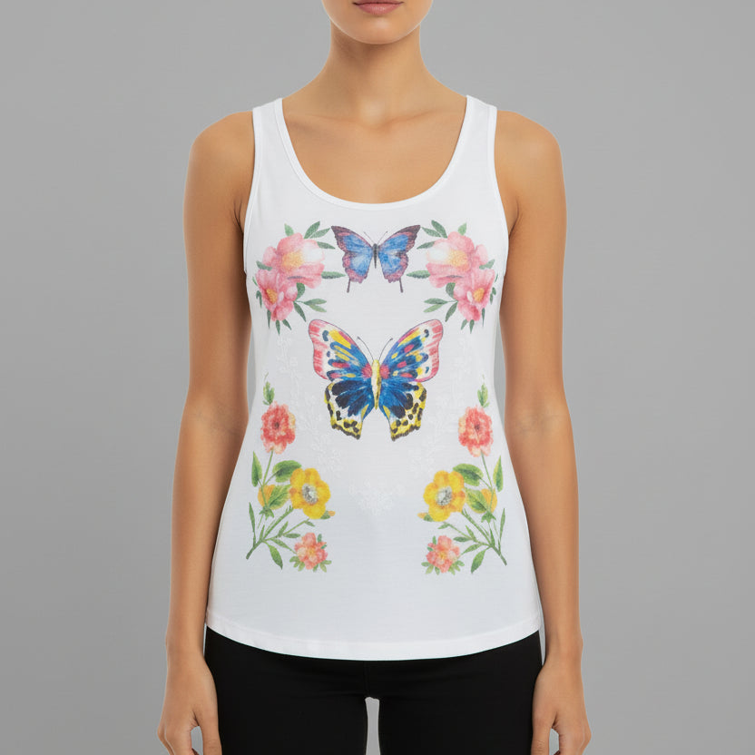 ESMERELDA BUTTERFLY TANK TOP
