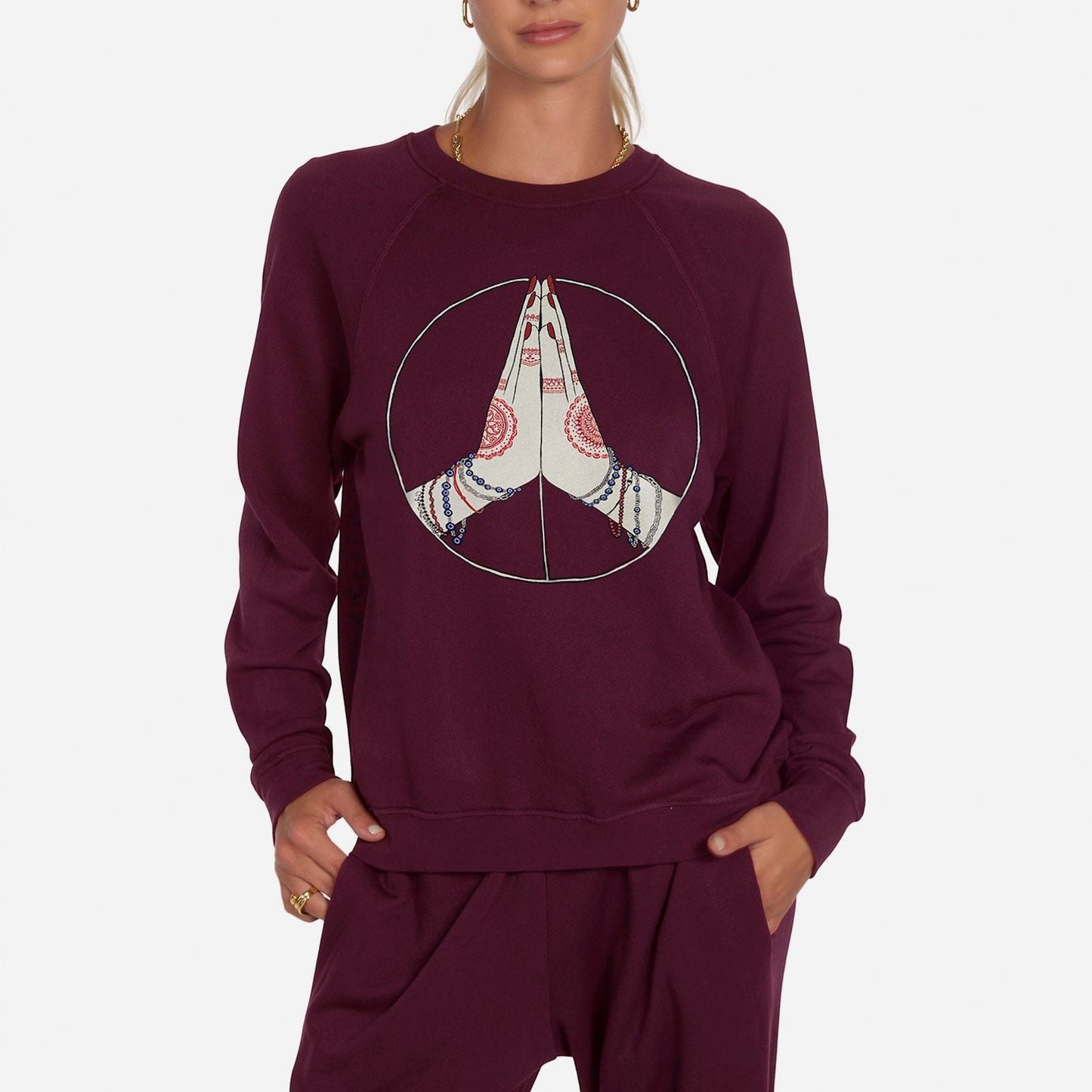 ANELA- PEACE LOVE SERENITY SHIRT