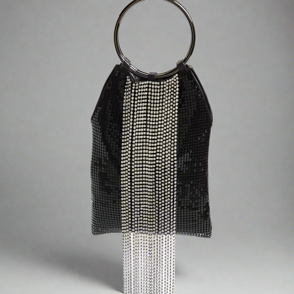 CASCADE CRYSTAL HANDBAG