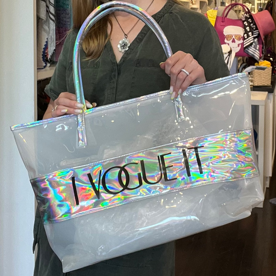 I VOGUE IT JELLY BEACH TOTE