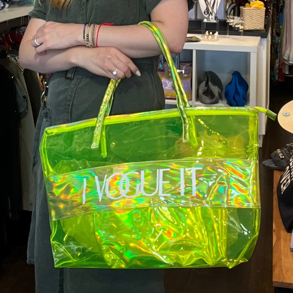 I VOGUE IT JELLY BEACH TOTE