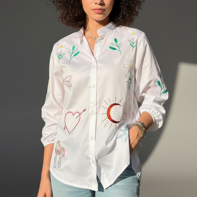 WHITE BIANCA SHIRT